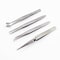 Excel Blades 4 Piece Assorted Tweezers Stainless Steel Precision Tweezers Set 12pk 30416 - alternate 2